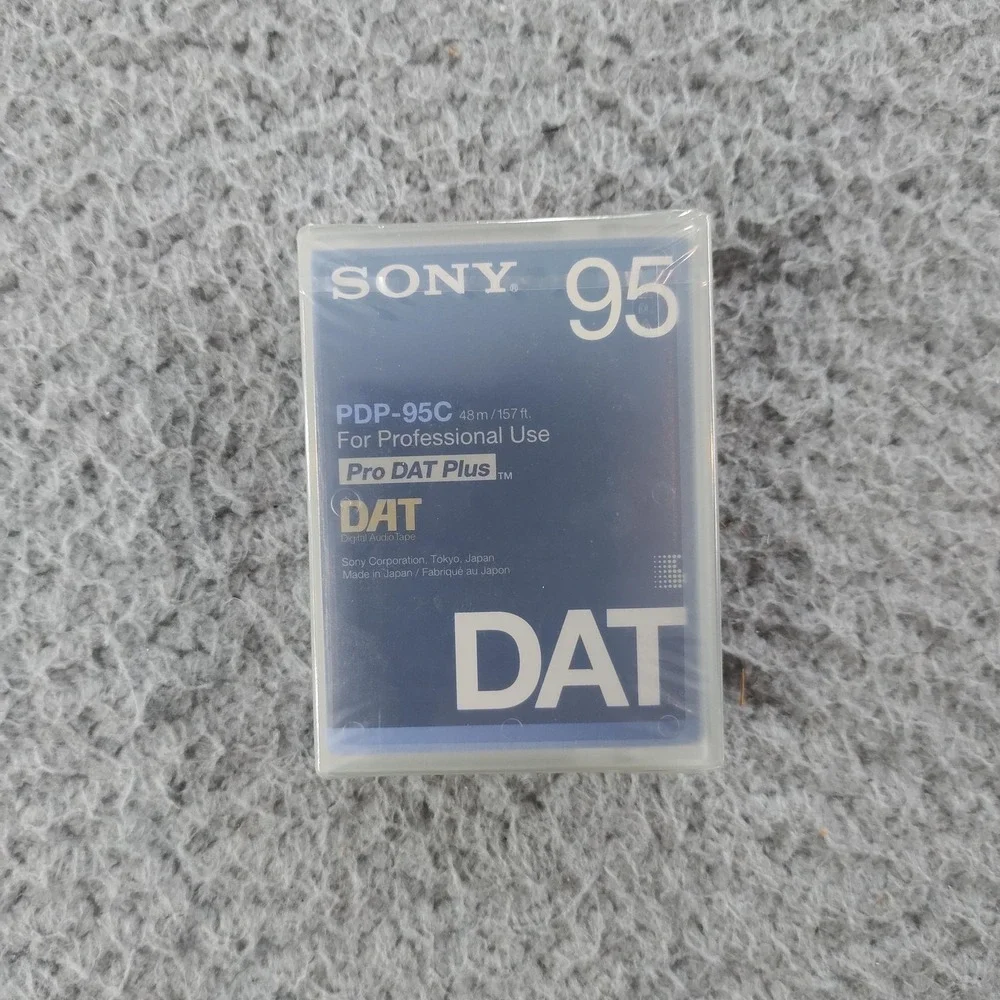Sony DAT PDP-95C Pro DAT Plus Digital Audio Tape 95min Made in Japan New Sealed